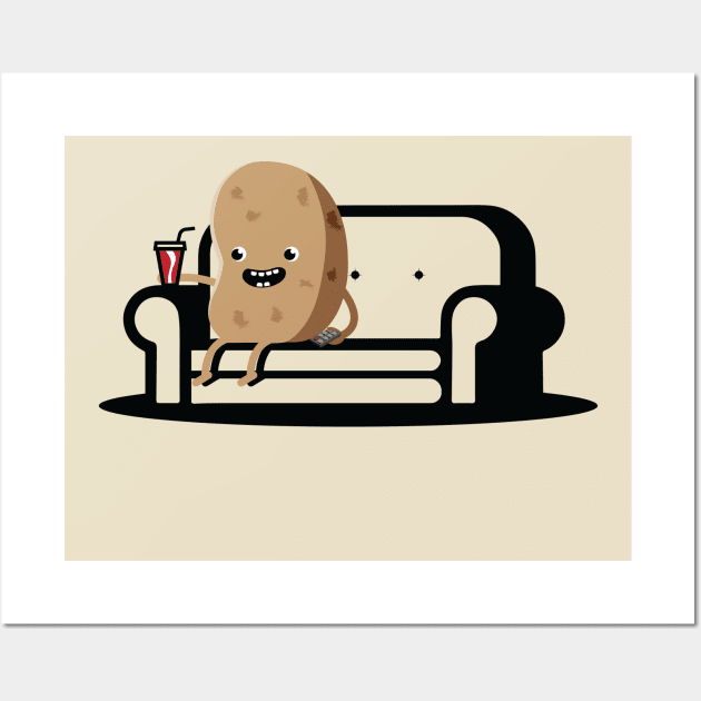 Couch Potato Wall Art by Thomas C Park